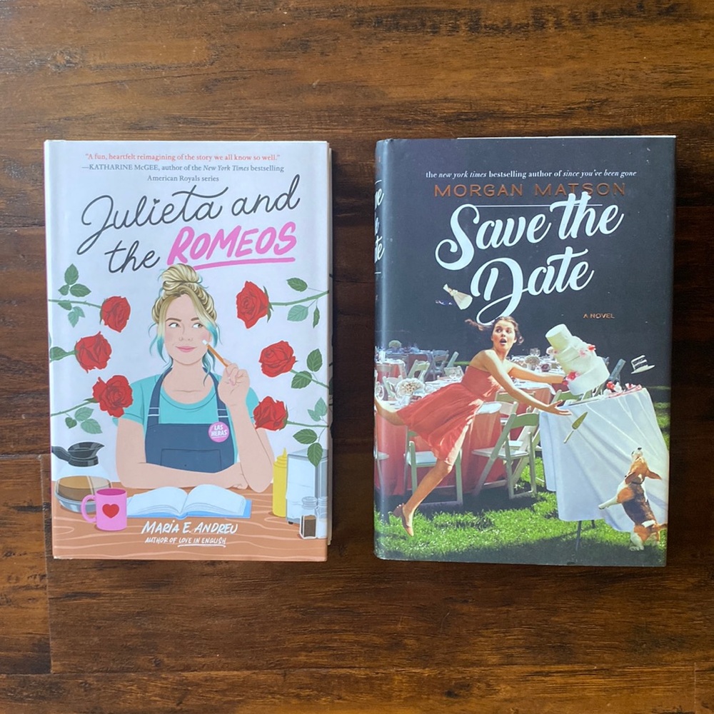 2 Young Adult YA Novels: Julieta & the Romeos + Save the Date
